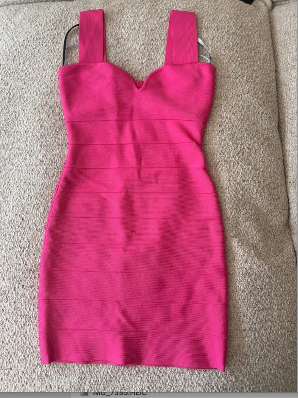 Hervé Léger Icon Strappy Sweetheart Mini Dress - Picture 3 of 7